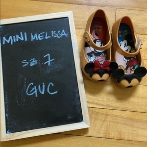 Mini Melissa Disney Twins shoes